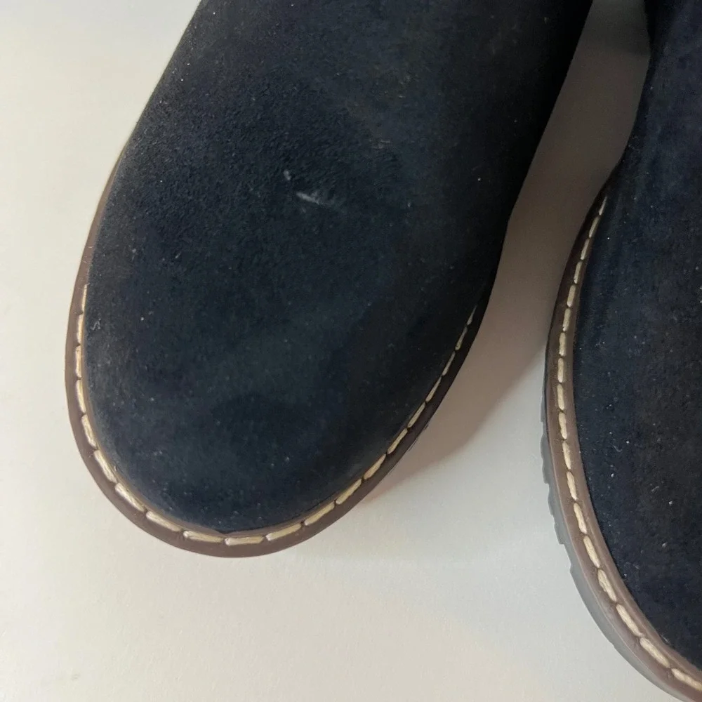 Womens Sonoma Ortholite Eco‎ Comfort Booties Vegan Suede Black 8 NWT